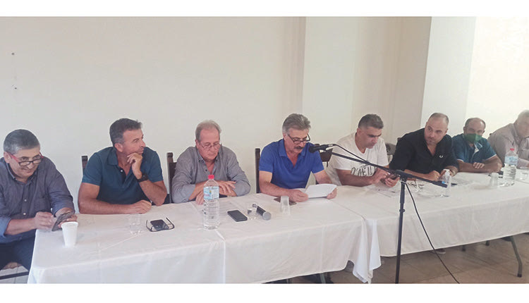 Οι εκπρόσωποι των πολιτιστικών συλλόγων