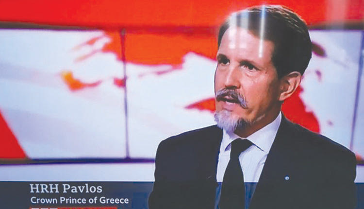 ο γιος του τέως βασιλιά Κωνσταντίνου, Παύλο