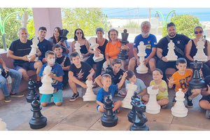 Τα παιδιά της σκακιστικής ακαδημίας Χερσονήσου