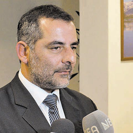 Ο δήμαρχος Οροπεδίου  Λασιθίου  Γιάννης  Στεφανάκης