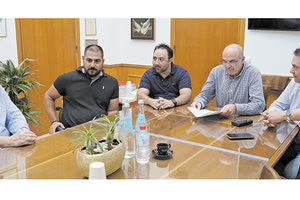 Από τη συνάντηση στην Περιφέρεια Κρήτης