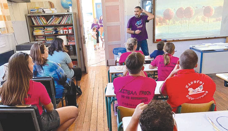 Οι Δ. Γραμμένος και Α. Στρατάκη ταξίδεψαν το ΙΤΕ  στο Καστελλόριζο!