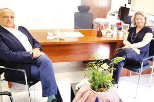 Οι κ.κ. Καρτσωνάκης και Μαράκη