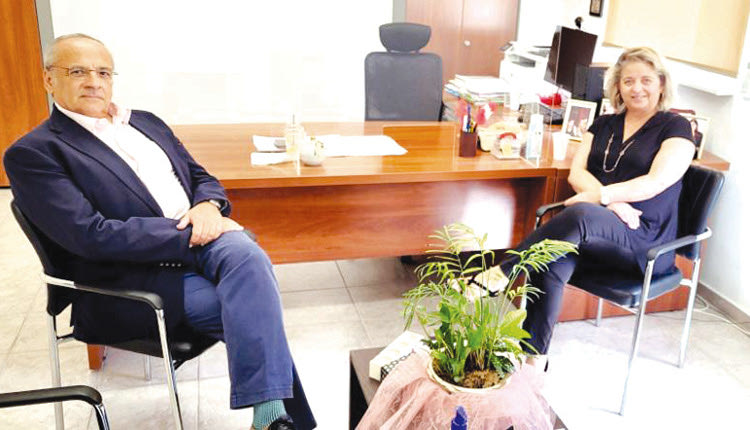 Οι κ.κ. Καρτσωνάκης και Μαράκη