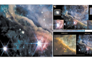 Το διαστημικό τηλεσκόπιο James Webb κατέγραψε θεαματικές εικόνες από το νεφέλωμα του Ωρίωνα