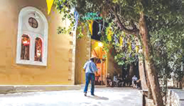 O ιερός ναός του Αγίου Ευμενίου Φορτέτσας