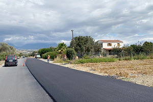 παρεμβάσεις της Περιφέρειας Κρήτης σε διάφορα σημεία του επαρχιακού οδικού δικτύου