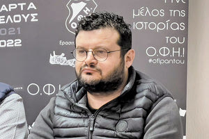 Ο αντιπρόεδρος του Ερ. ΟΦΗ Νίκος Τσαμπουράκης
