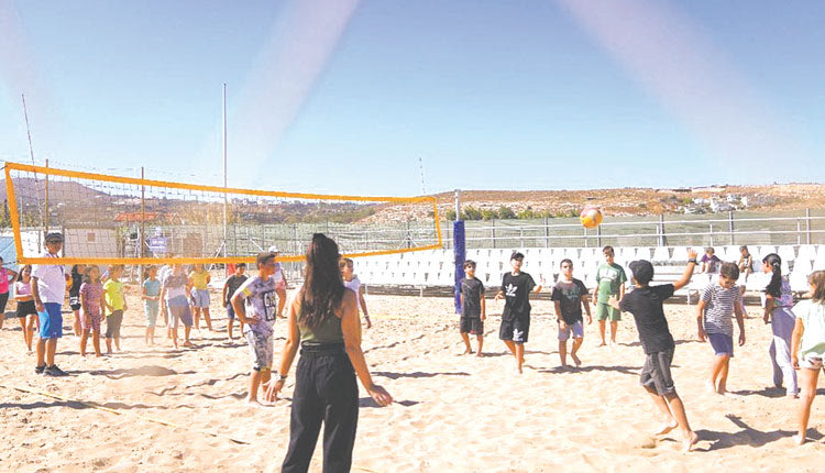 Μπιτς βόλεϊ για μαθητές των δημοτικών σχολείων