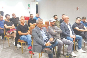 Παράγοντες σωματείων στην χθεσινή σύσκεψη