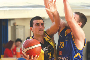 Ο Καρακωνσταντάκης σε φάση απο το χθεσινό ματς