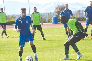 Φάση απο το χθεσινό φιλικό (φωτο primesport.gr)