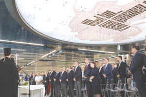 …Ο Μητσοτάκης είπε ότι στο τέλος του 2023, αρχές του 2024, θα γίνουν τα εγκαίνια του μετρό Θεσσαλονίκης με πλήρη λειτουργία 5 σταθμών οι οποίοι θα είναι και μουσεία, με πιο εμβληματικό στον σταθμό στη Βενιζέλου