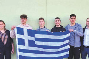 Τα μέλη της ελληνικής αποστολής