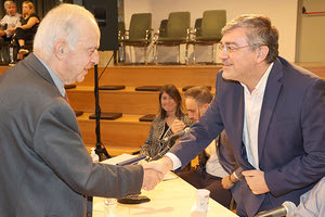 Ο δήμαρχος κ. Λαμπρινός με τον γενικό γραμματέα του υπουργείου κ. Γραφάκο