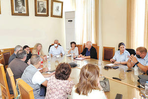 Από τη χθεσινή σύσκεψη στο Δήμο Ηρακλείου