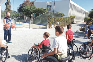 Απο την επίσκεψη του ΑΣΚΑ Ηράκλειο στο Παγκρήτιο