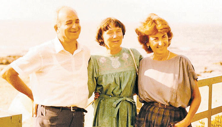 Το ζεύγος Παπαγεωργίου με την σύζυγο του Ούλωφ Πάλμε