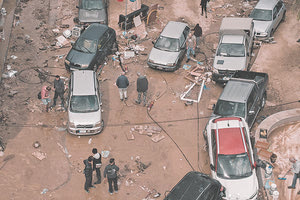 Τεράστιες και οι καταστροφές στη Σητεία