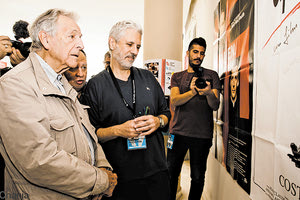 ΜΙΛΗΣΕ ΓΙΑ ΟΛΑ: Ο Κώστας Γαβράς τιμήθηκε στο Φεστιβάλ Κινηματογράφου Χανίων