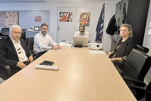 Από την επίσκεψη Μποκέα και Ξυλούρη στην Αθήνα