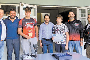 Από την εκδήλωση που έγινε στο 5ο Λύκειο