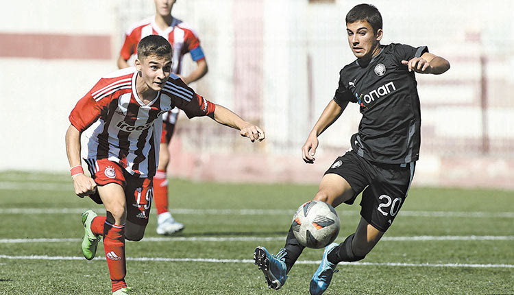 Βαριά ήττα για την Κ17 απο τον Ολυμπιακό στον Κορυδαλλό