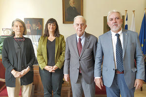 Η κ. Καρντόσο, Πρέσβης του Λουξεμβούργου συναντήθηκε με τον περιφερειάρχη Κρήτης, κ. Σταύρο Αρναουτάκη