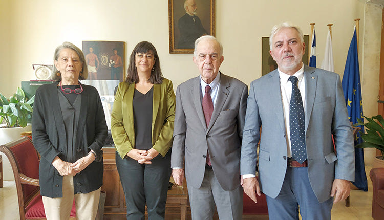 Η κ. Καρντόσο, Πρέσβης του Λουξεμβούργου συναντήθηκε με τον περιφερειάρχη Κρήτης, κ. Σταύρο Αρναουτάκη
