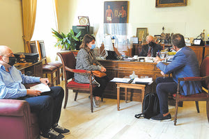 Στη Λότζια ο Γραφάκος για τη διαχείριση αποβλήτων