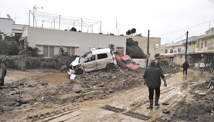 καταστροφικές πλημμύρες της Αγίας Πελαγίας