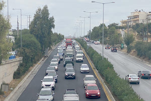 Και πάλι ουρές χιλιομέτρων λόγω των έργων στον ΒΟΑΚ
