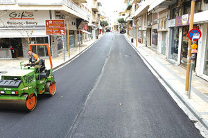 πρόγραμμα  ασφαλτοστρώσεων δρόμων του Δήμου Ηρακλείου