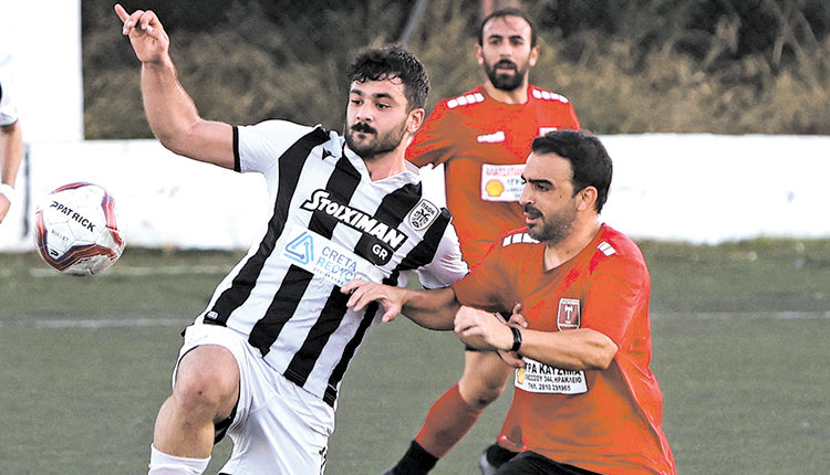 Στιγμιότυπο από την επικράτηση του ΠΑΟΚ σε βάρος της Μινωικής.