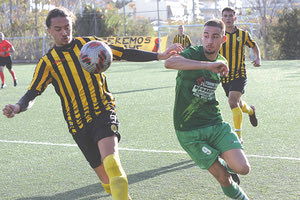 Φάση απο το παιχνίδι Εργοτέλης - Δειλινά όπου οι «κιτρινόμαυροι» πέτυχαν την τρίτη τους νίκη