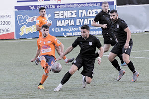 Στιγμιότυπο από το φιλικό του Αλμυρού με τον ΑΟΤ