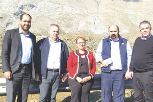 Ο Τριαντόπουλος επισκέφτηκε και τις πυρόπληκτες περιοχές του Ρεθύμνου