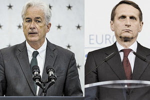 Ο Γουίλιαμ Μπερνς, αρχηγός της CIA, και ο Σεργκέι Ναρκίσιν της SVR συναντήθηκαν στην Άγκυρα με πρωτοβουλία της Ουάσινγκτον έχοντας στο επίκεντρο, σύμφωνα με όσα τουλάχιστον έχουν ανακοινωθεί από την αμερικανική πλευρά, τα πυρηνικά όπλα. Ε