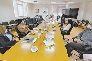 Στιγμιότυπο από τη σύσκεψη