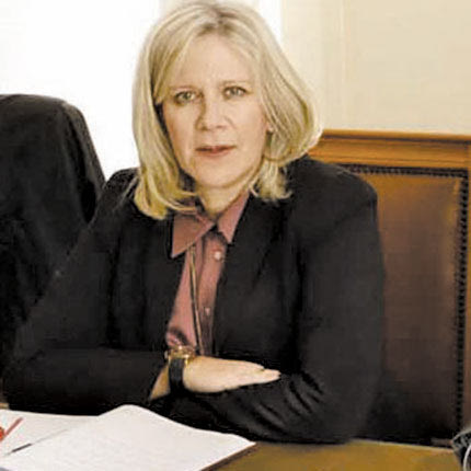 Η γενική γραμματέας του δήμου Ηρακλείου κα Ευγενία Στυλιανού