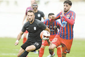 Φάση από το χθεσινό ματς του Ηροδότου στην Ηλιούπολη