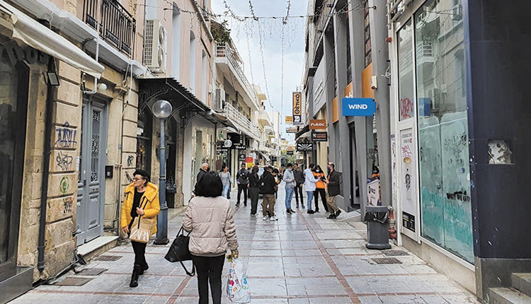 Έντονη κινητικότητα χθες στα καταστήματα της Δαιδάλου