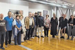 Πλήθος επισκεπτών στην έκθεση «Ο πόλεμος τελικά δε θα νικήσει»