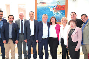 Οι διοικήσεις του ΤΕΕ/ΤΑΚ και του Συνδέσμου Επιχειρήσεων Βιομηχανικής Περιοχής Ηρακλείου επισκέφθηκαν τον περιφερειάρχη Κρήτης