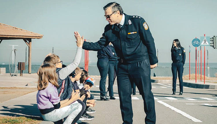 Οι τροχονόμοι δίδαξαν τους μαθητές
