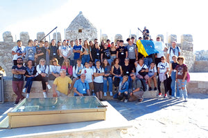 η διακρατική συνάντηση του  Erasmus+ προγράμματος “From Local to Global Environmental Awareness“ στο Ηράκλειο με το 12ο Γυμνάσιο