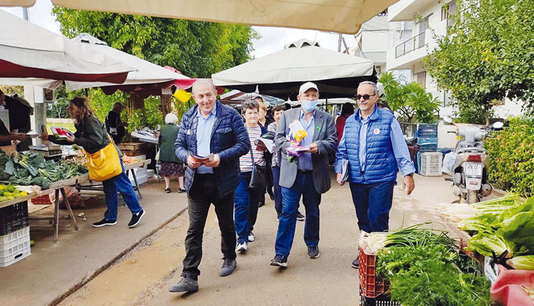 Κλιμάκια του ΣΥΡΙΖΑ με το προεδρείο του Εργατικού Κέντρου Ηρακλείου και εκπροσώπους του Νομαρχιακού Τμήματος ΑΔΕΔΥ