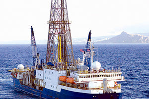 Γεωτρήσεις μεταξύ Σαντορίνης και Κρήτης από το ερευνητικό σκάφος των ΗΠΑ «JOIDES Resolution