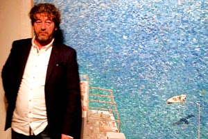 Ο ζωγράφος Κώστας Παπανικολάου