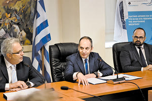 υπογραφή Μνημονίου Συνεργασίας ανάμεσα στο Υπουργείο Ναυτιλίας και Νησιωτικής Πολιτικής, τον Δήμο Σητείας